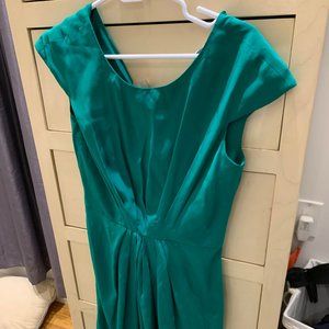 Amanda Uprichard Green Silk dress